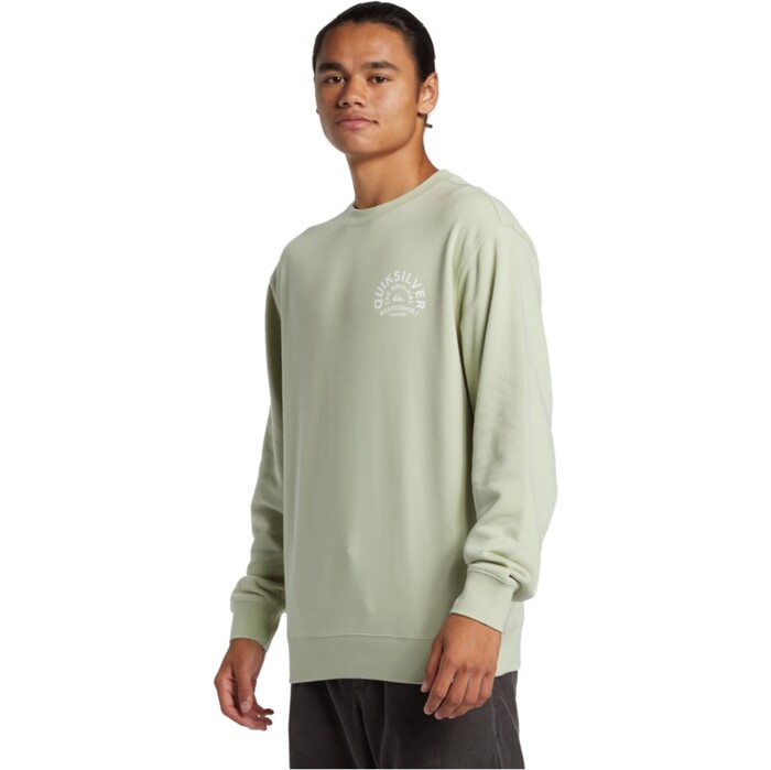 Quiksilver Mnner 2024 Grafik-Sweatshirt AQYFT03398 - Dessert Salbei